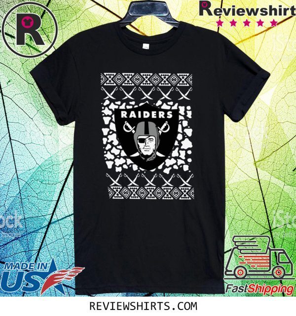 Oakland Raiders Christmas Tee Shirt