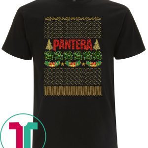 Pantera Ugly Christmas Xmas T-Shirt