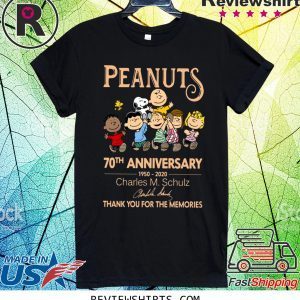 Peanuts 70th Anniversary Tee Shirt