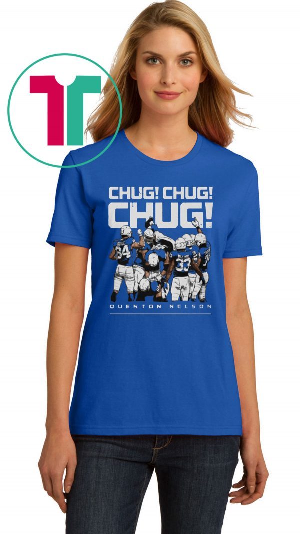 QUENTON NELSON CHUG Indianapolis Football Tee Shirt