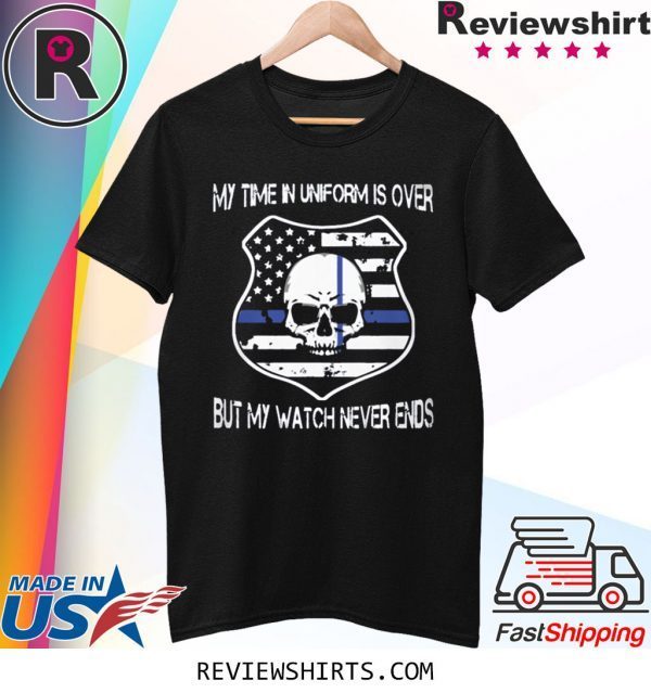 Official Retired Police Officer Tee Shirt Universal Orlando Stops Retired Florida