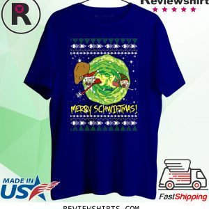 Rick and Morty Santa Claus Ugly Christmas Tee Shirt