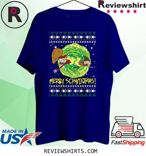 Rick and Morty Santa Claus Ugly Christmas Tee Shirt
