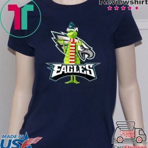 Santa Grinch Philadelphia Eagles Christmas Shirts