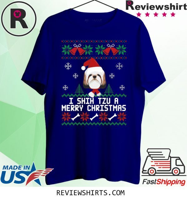 Shih Tzu Christmas Xmas T-Shirt