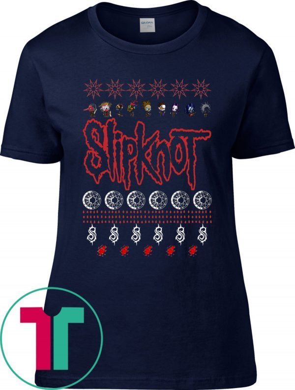 Slipknot Ugly Christmas Xmas TShirt