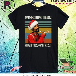 Snoop Dogg Christmas Vintage Black Tee Shirt