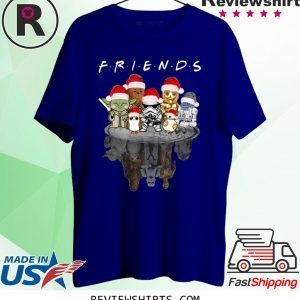 Star Wars Characters Water Reflection Friends Christmas T-Shirt