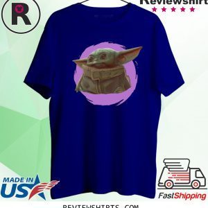 Star Wars Mandalorian Baby Yoda The Child Purple Ball Tee Shirt