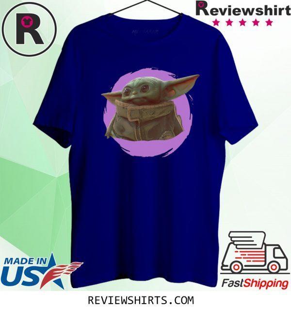 Star Wars Mandalorian Baby Yoda The Child Purple Ball Tee Shirt