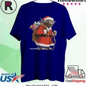 Star Wars Yoda Santa Claus Ugly Faux Christmas Tee Shirt