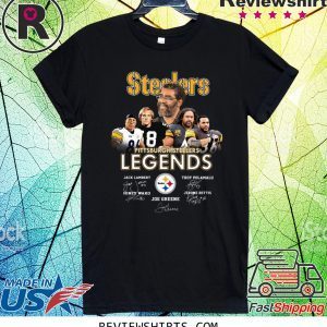 Steelers Pittsburgh Steelers legends signatures tee shirt