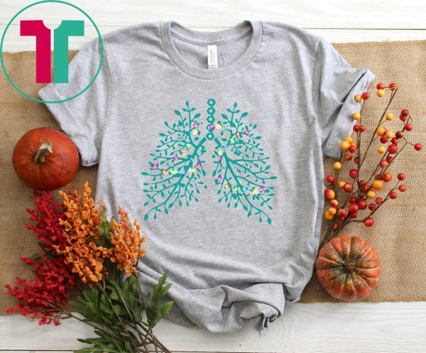 Structure Of The Lung Light Christmas Xmas T-Shirt