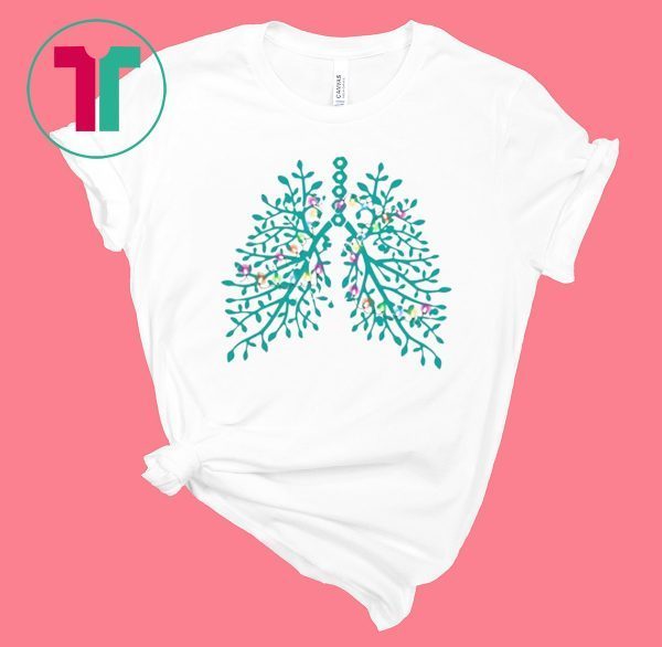 Structure Of The Lung Light Christmas Xmas T-Shirt