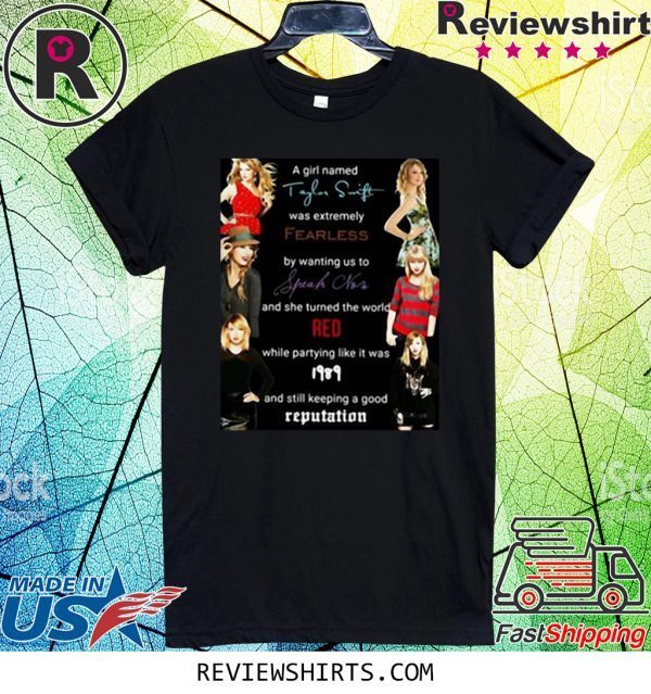 Taylor AMA Speak Now 1989 Red Fearless Tee Shirt