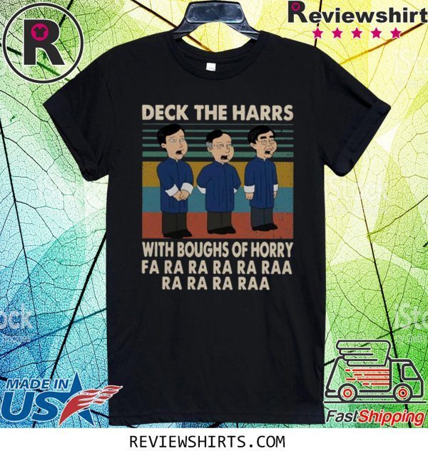Vintage Deck the harrs with boughs of horry fa ra ra t-shirt