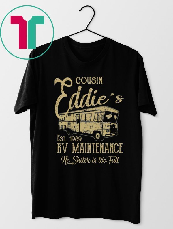 Vintage Eddie's RV Maintenance Funny Christmas T-Shirt