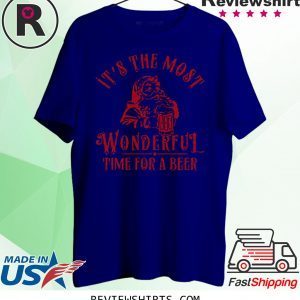 santa claus its the most wonderful time for a beer t-shirt