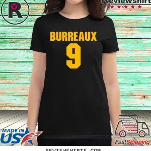 9 Joe Burrow Burreaux Football T-Shirt