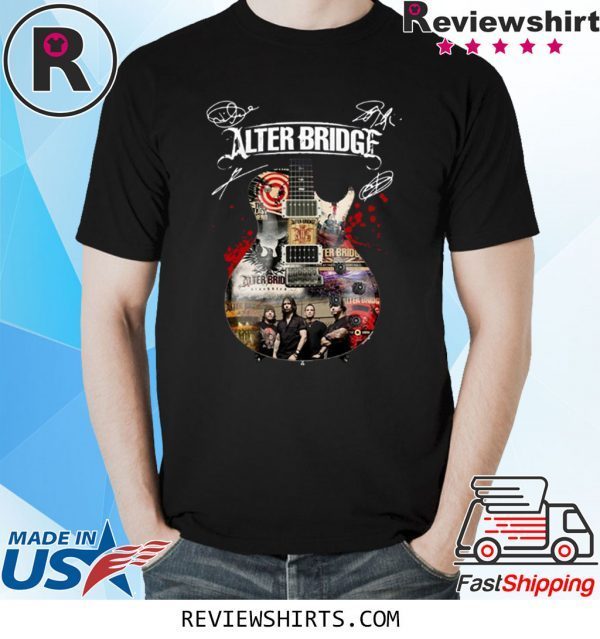 Alter Bridge Guitar Signatures T-Shirt