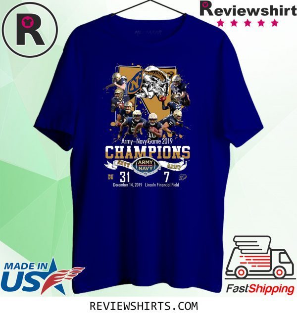 Army Navy Game 2019 Champions T-Shirt