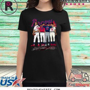 Atlanta Braves Jones Smoltz Glavine Maddux Signatures T-Shirt