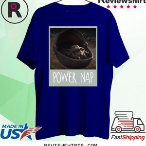 BABY YODA MANDALORIAN POWER NAP TEE SHIRT