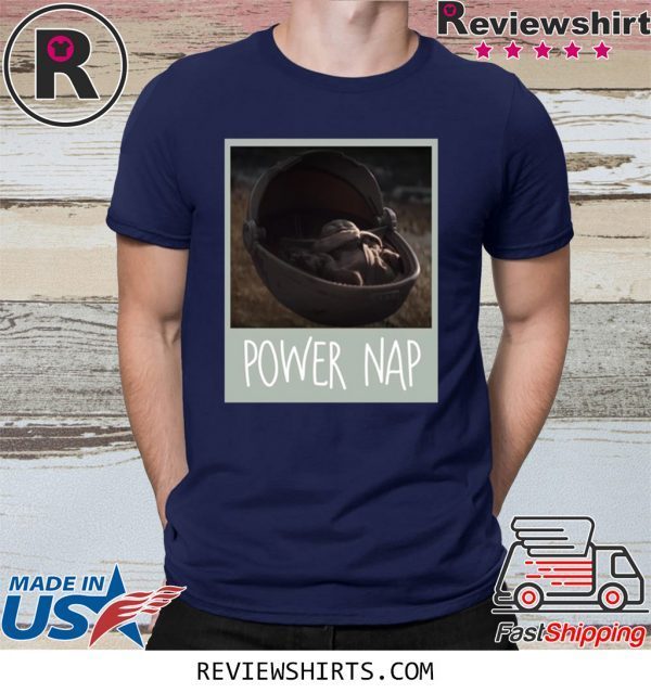 BABY YODA MANDALORIAN POWER NAP TEE SHIRT