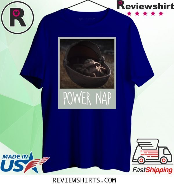 BABY YODA MANDALORIAN POWER NAP TEE SHIRT