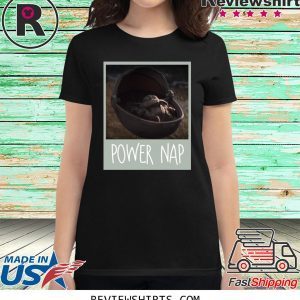 BABY YODA MANDALORIAN POWER NAP TEE SHIRT