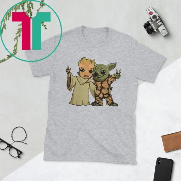 Baby Groot And Baby Yoda Friends T-Shirt