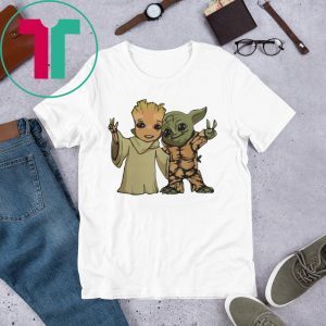 Baby Groot And Baby Yoda Friends T-Shirt