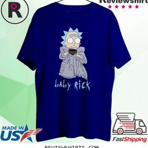 Baby Rick Sanchez Baby Yoda T-Shirt