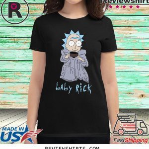 Baby Rick Sanchez Baby Yoda T-Shirt