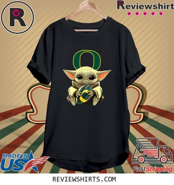 Baby Yoda And Oregon Football T-Shirt