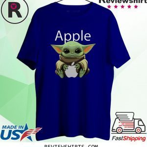 Baby Yoda Hug Apple Tee Shirt