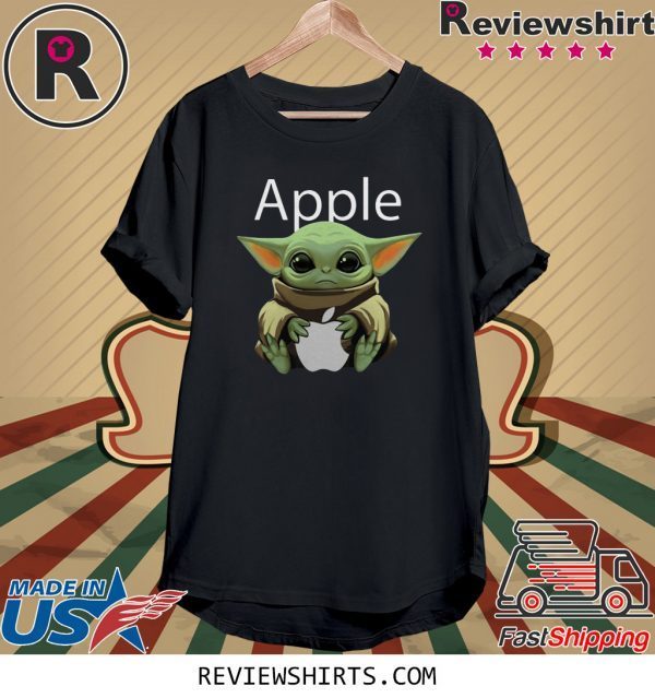 Baby Yoda Hug Apple Tee Shirt