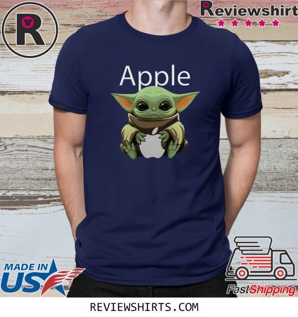 Baby Yoda Hug Apple Tee Shirt