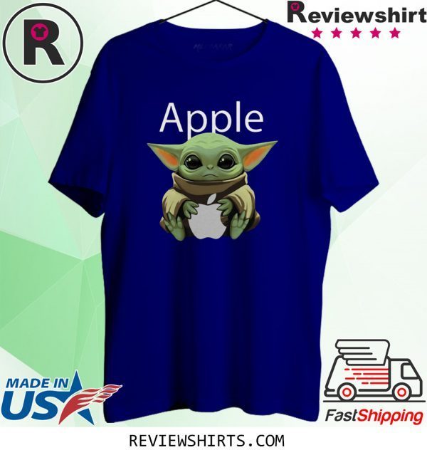 Baby Yoda Hug Apple Tee Shirt