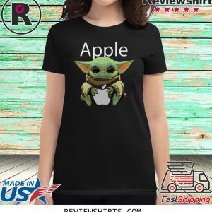 Baby Yoda Hug Apple Tee Shirt