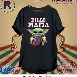 Baby Yoda Hug Bills Mafla T-Shirt