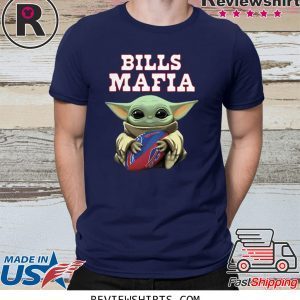 Baby Yoda Hug Bills Mafla T-Shirt