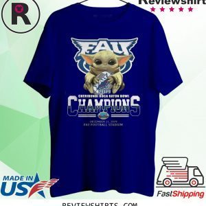 Baby Yoda Hug Florida Atlantic University Champions 2019 Shirt