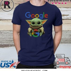 Baby Yoda Hug Google T-Shirt