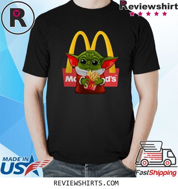 Baby Yoda Hug McDonald's T-Shirt