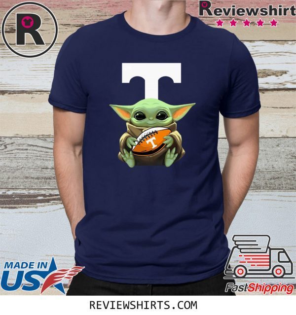 Baby Yoda Hug Tennessee Volunteers T-Shirt