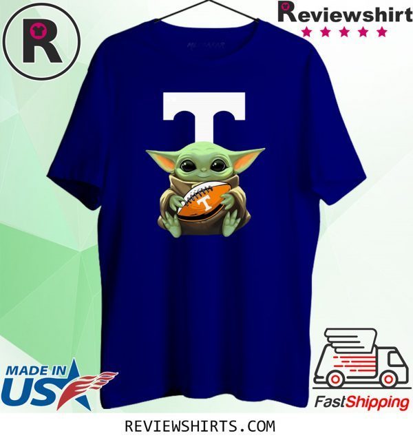 Baby Yoda Hug Tennessee Volunteers T-Shirt