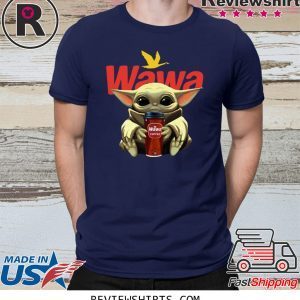 Baby Yoda Hug Wawa Coffee T-Shirt