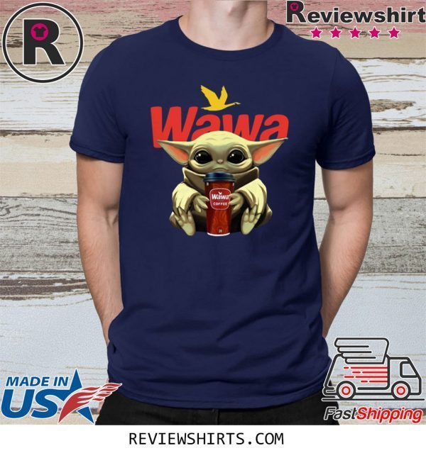 Baby Yoda Hug Wawa Coffee T-Shirt