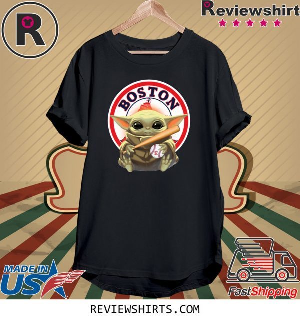 Baby Yoda love Boston Red Sox T-Shirt